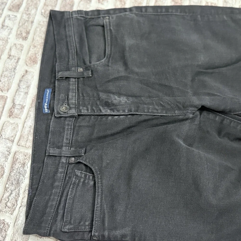 Levi's Made & Crafted 511 Black Stretch 36x32 Premium Denim Slim Fit Jeans Big E